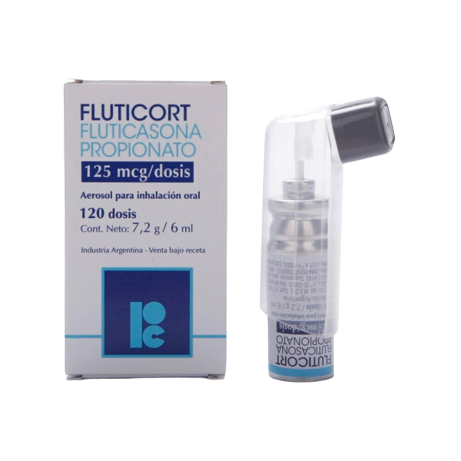 FLUTICORT 125 MCG <br> AEROSOL HFA X 120 DOSIS