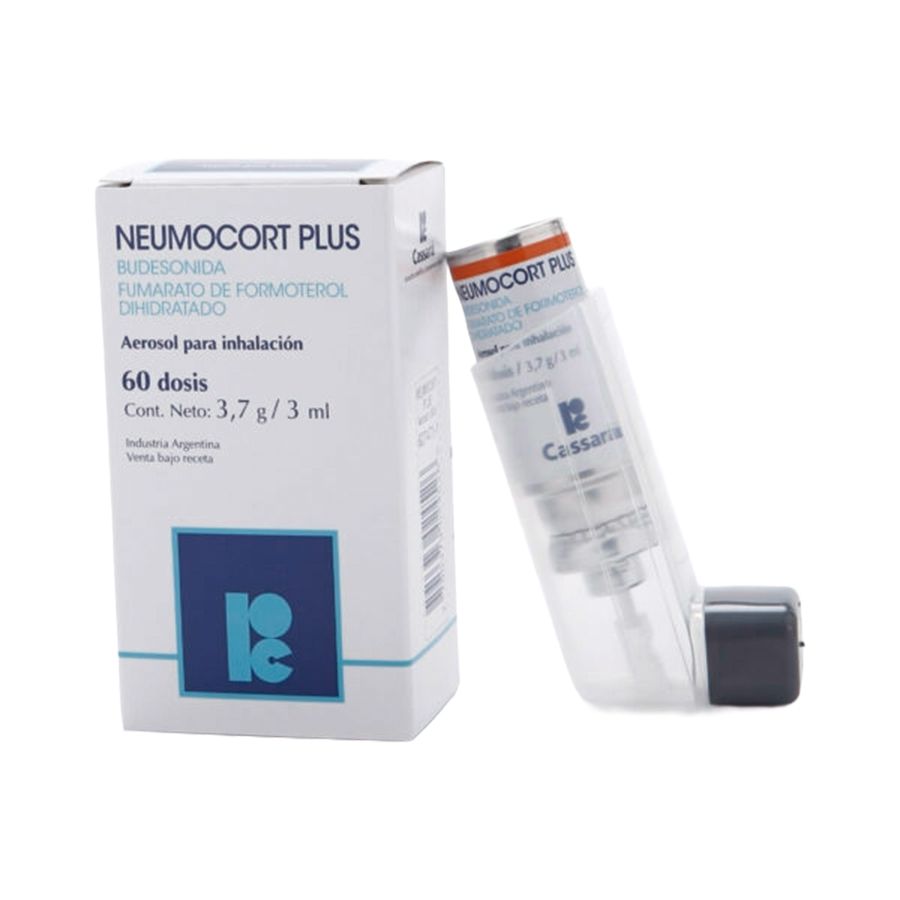 NEUMOCORT PLUS <br>X 60 D C/CAMARA ESPACIADORA NO ELECTROSTATICA