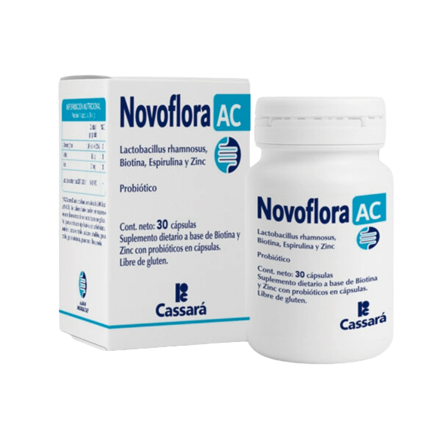 NOVOFLORA AC <BR> CAPSULAS X 30