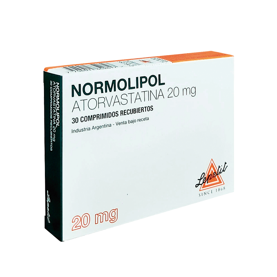 NORMOLIPOL <br> 20 MG X 30 COMPRIMIDOS